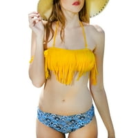 Ženski kupaći kostimi za kontrolu trbuha skromni tekući Tankini kupaći kostimi kratkih rukava s dvije ključanice kupaći kostimi za