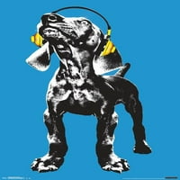 Keith Kimberlin-štene-Moderni poster u stilu pop art Veimaraner, 22.375 34