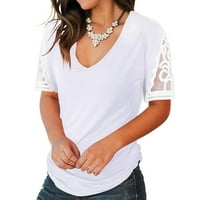 Ljetna rasprodaja Ženske majice plus size modni print s ramena majica s izrezom u obliku slova A, bluze, majice, Ženski puloveri,