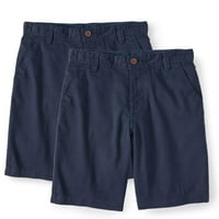 Kratke hlače s ravnim prednjim dijelom za dječake u školskim uniformama u veličinama 4-18