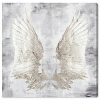Platno Studios Teen modni i glamurozni krila zidna umjetnost tiskanje na platnu Bijela 12.12